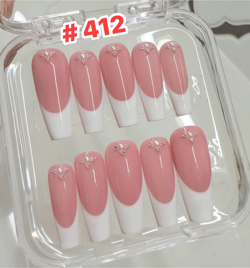 Angelina Handmade Custom Press-On | #390-#419