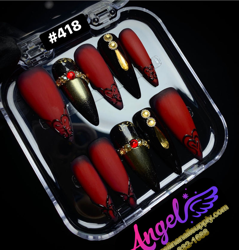 Angelina Handmade Custom Press-On | #390-#419