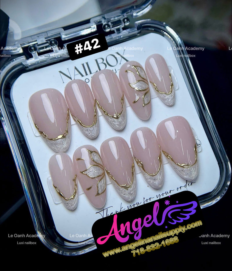 Angelina Handmade Custom Press-On | #030-#059