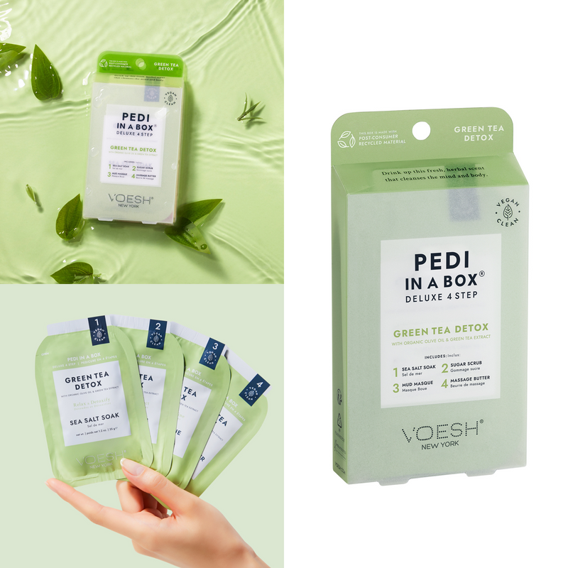VOESH - Pedi in a Box Green Tea Detox (hộp)