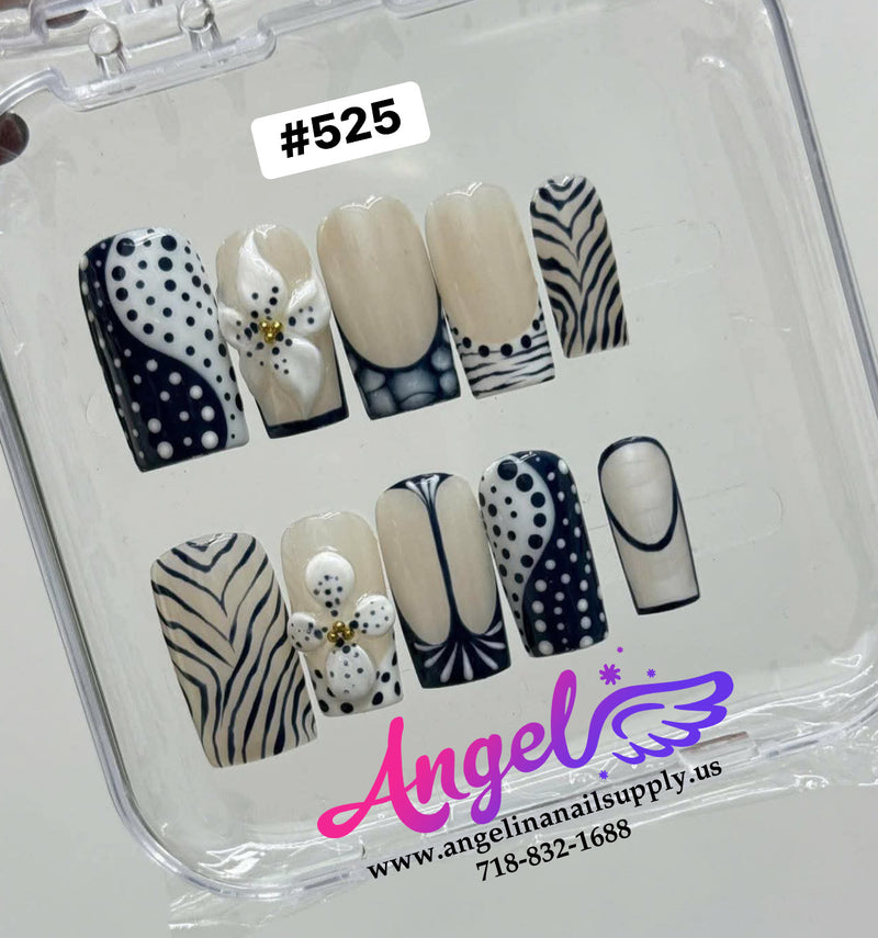 Angelina Handmade Custom Press-On | #510-#539