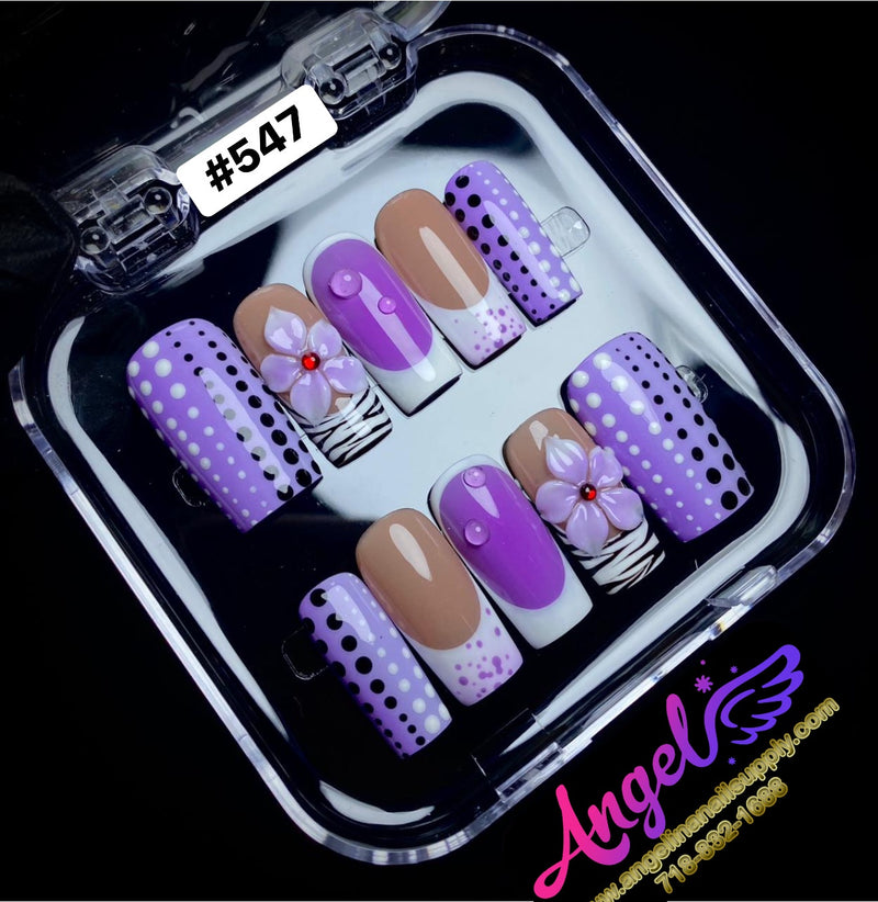Angelina Handmade Custom Press-On | #547