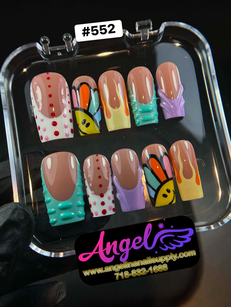 Angelina Handmade Custom Press-On | #552