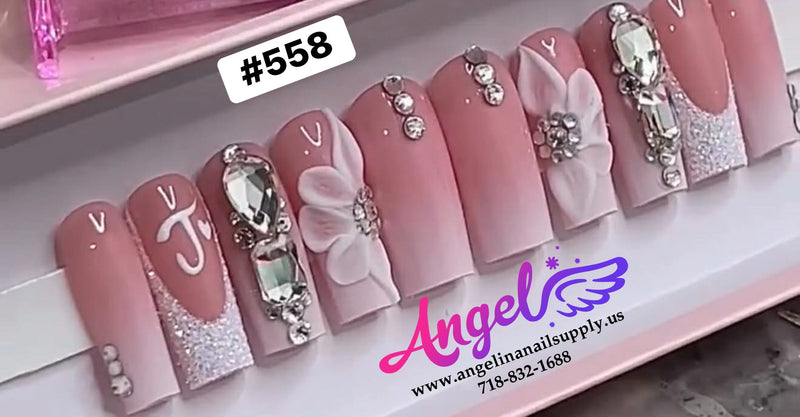 Angelina Handmade Custom Press-On | #558
