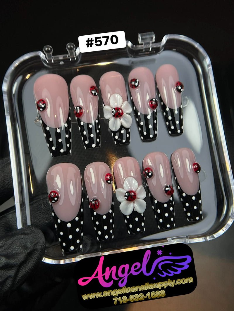 Angelina Handmade Custom Press-On | #570