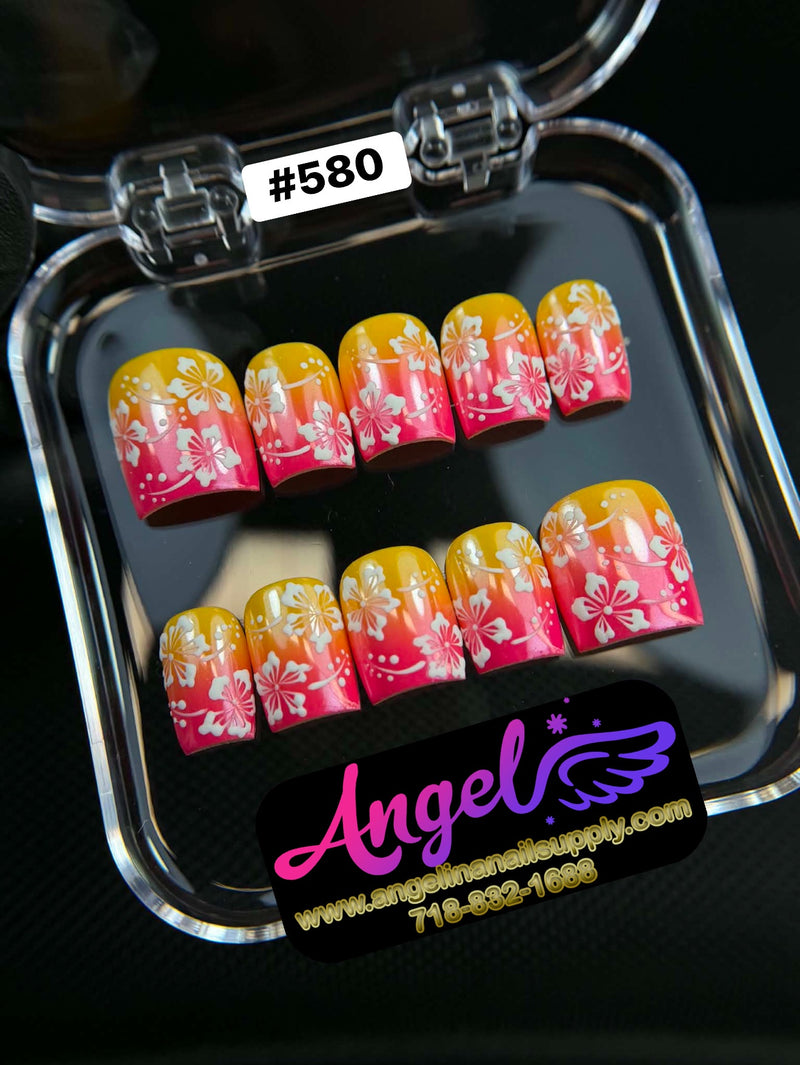 Angelina Handmade Custom Press-On | #580
