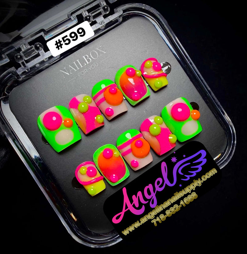 Angelina Handmade Custom Press-On | #599