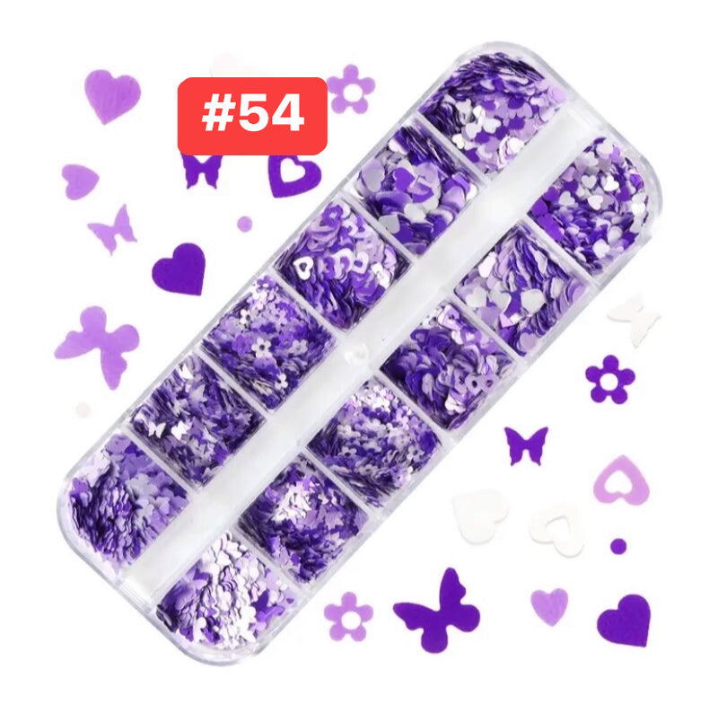 Nhũ móng tay - Hộp thiết kế