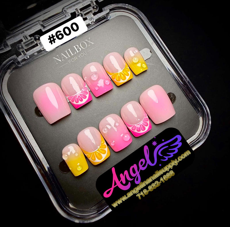 Angelina Handmade Custom Press-On | #600