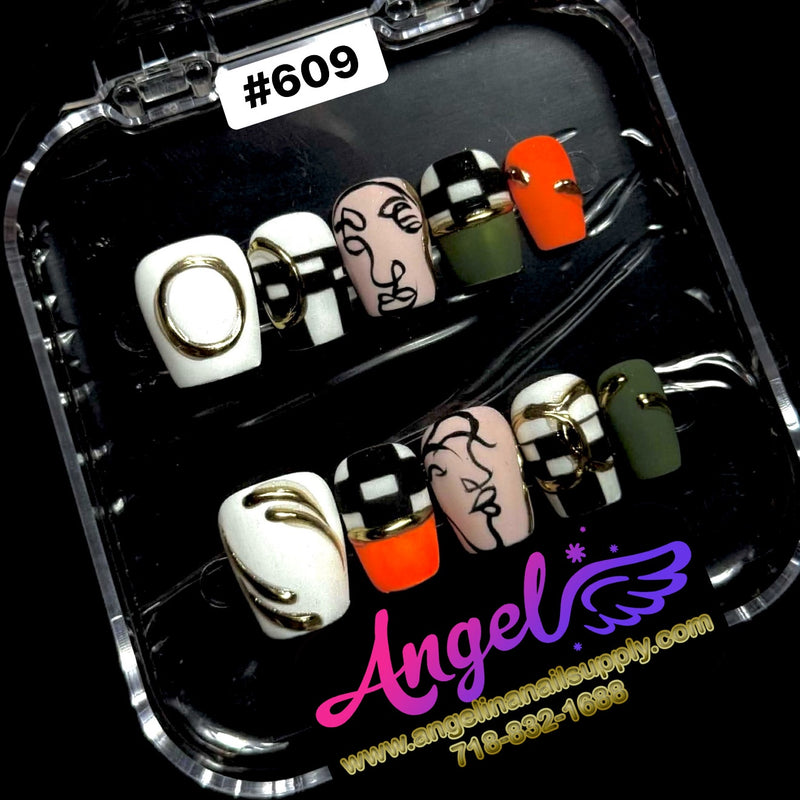 Angelina Handmade Custom Press-On | #609