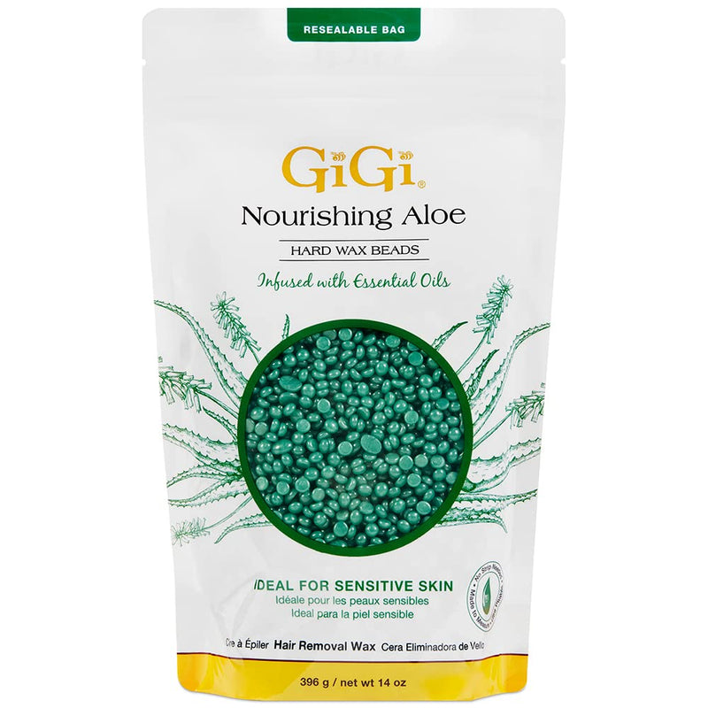 Hạt sáp cứng lô hội dưỡng ẩm GiGi (14 oz)