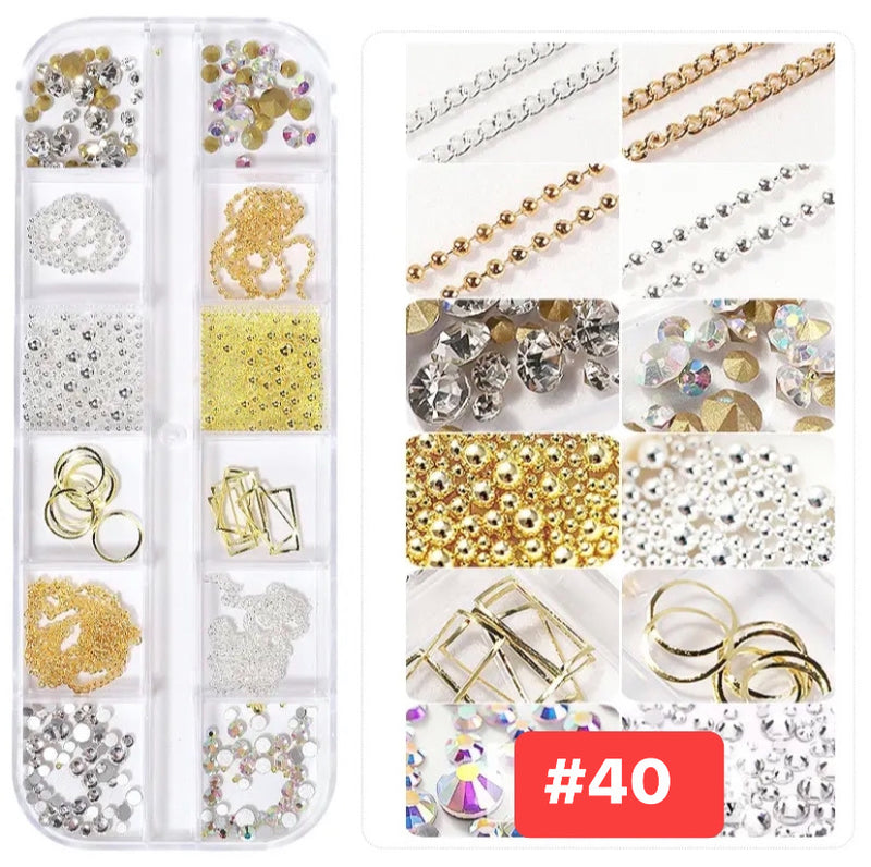 Nhũ móng tay - Hộp thiết kế