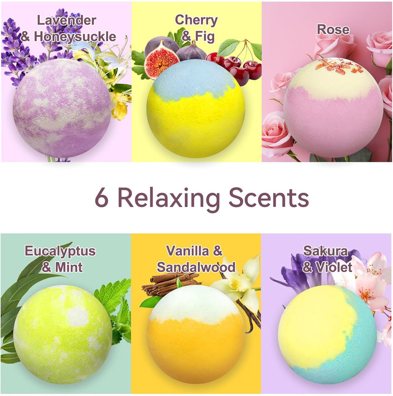 Bath Bombs Set 12 Fragrances