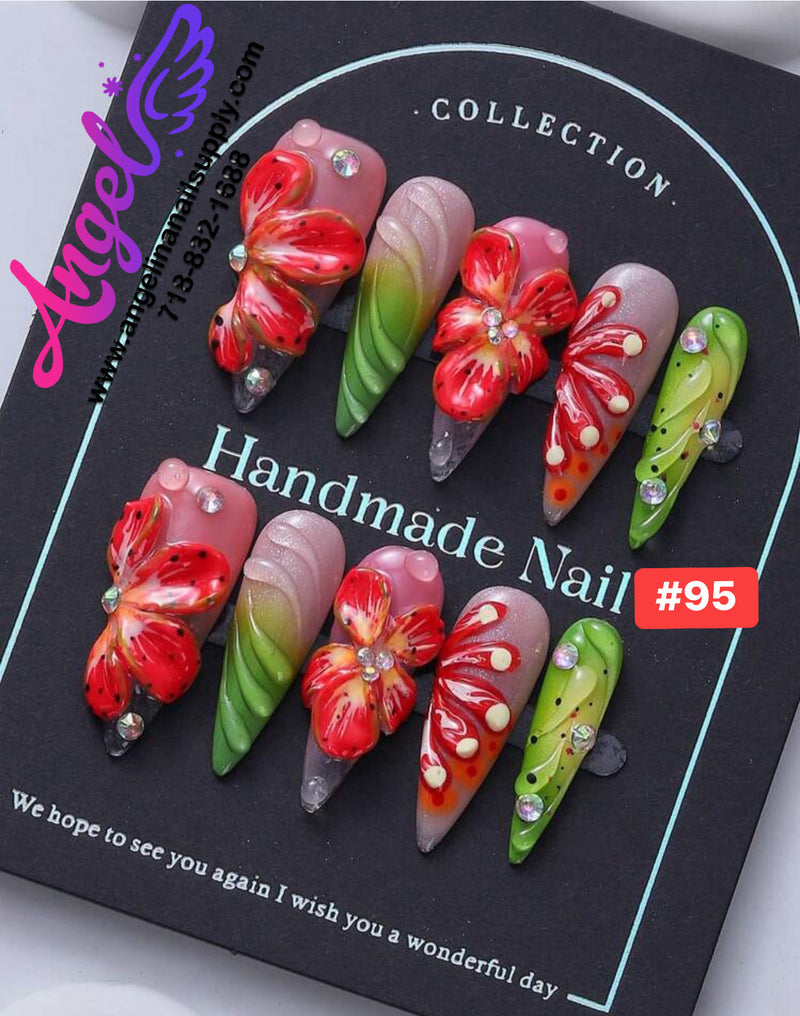 Angelina Handmade Custom Press-On | #090-#119