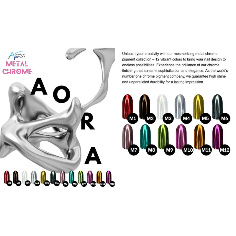 Aora Chrome Powder M03 White Chrome