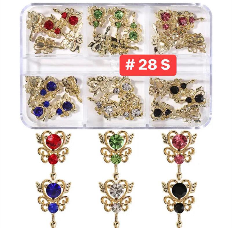 Nhũ móng tay - Hộp thiết kế