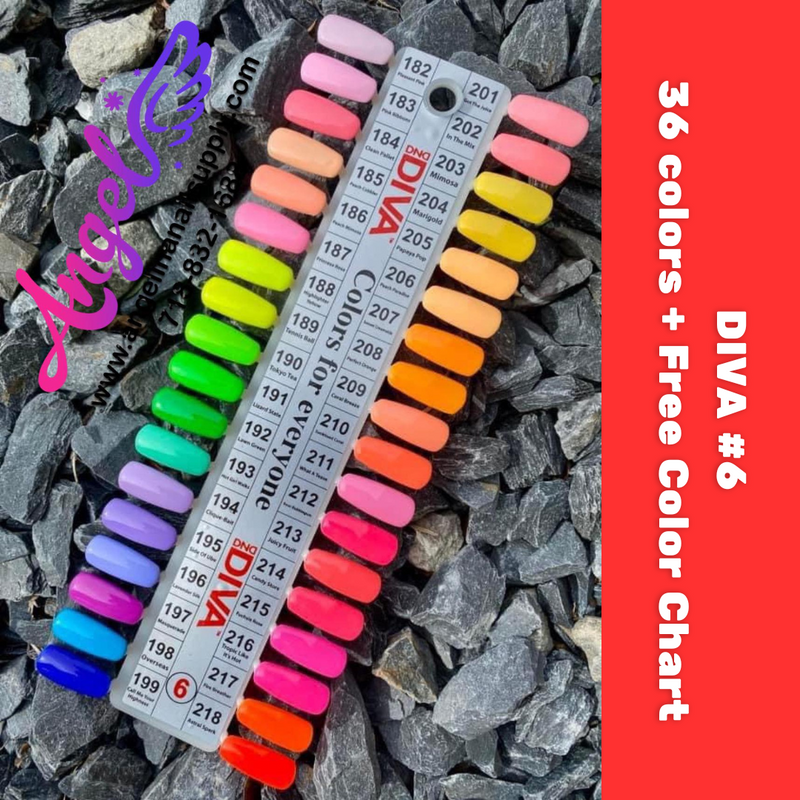 Bộ sưu tập DIVA #6 hạng nhất (36 màu đôi)