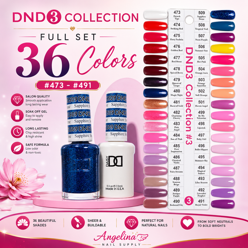 DND3 Collection #3 (Full Set 36 Colors #473 - #491)