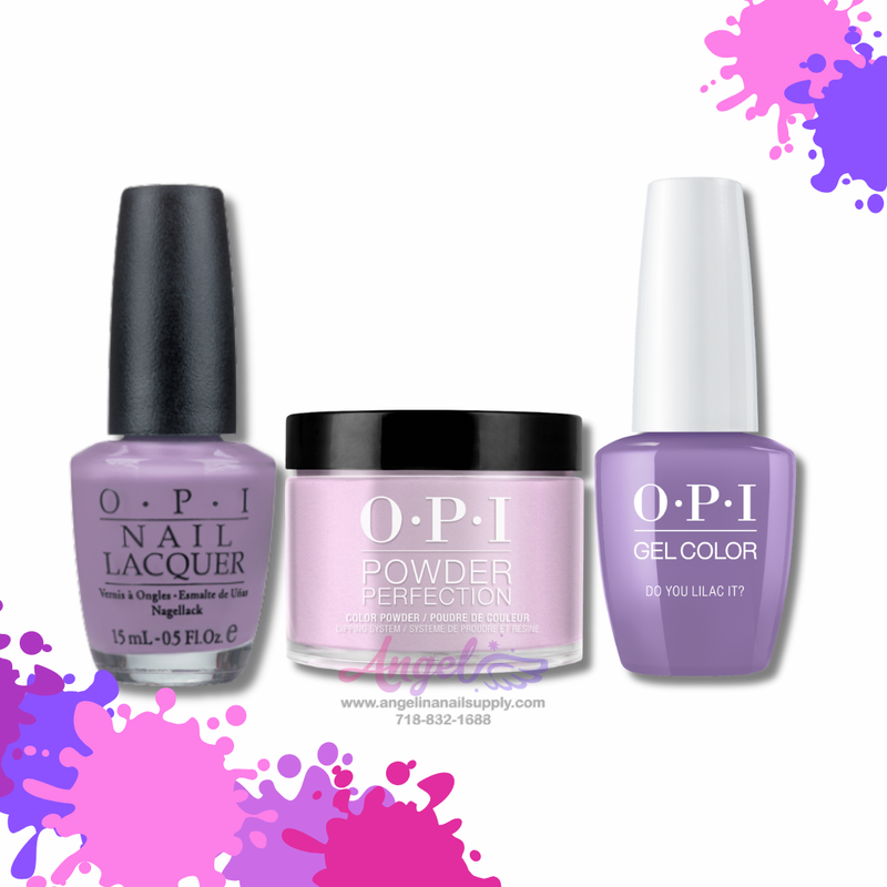 OPI 3in1 combo DP-GC-NL B29 DO YOU LILAC IT?