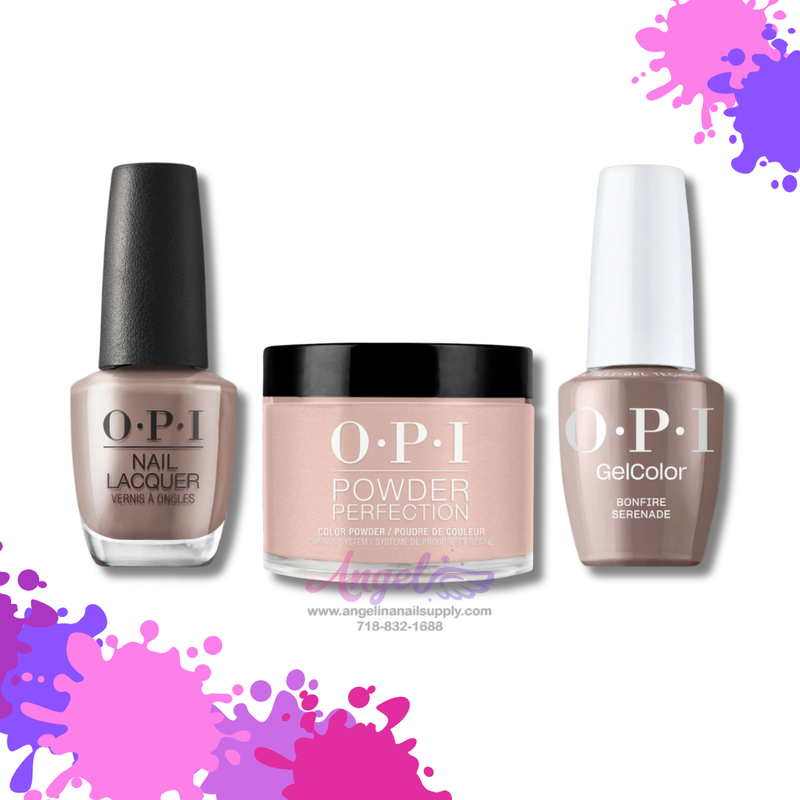 Bộ sản phẩm OPI 3 trong 1 DP-GC-NL N81 Bonfire Serenade