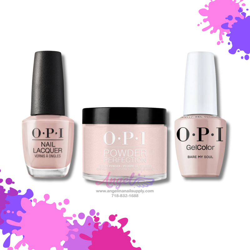 Bộ sản phẩm OPI 3 trong 1 DP-GC-NL SH4 Bare My Soul