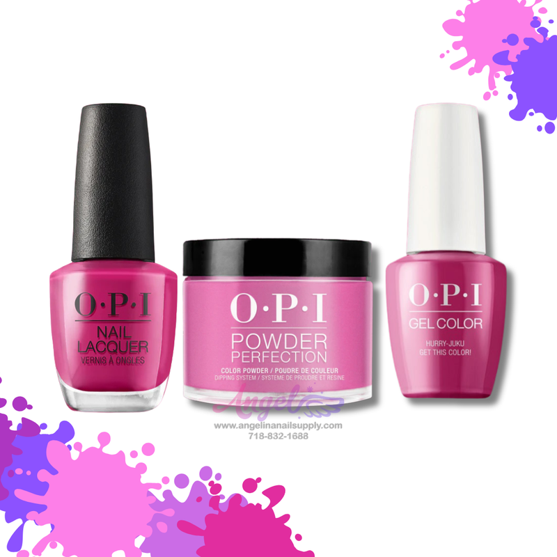 OPI 3in1 combo DP-GC-NL T83 HURRY-JUKU GET THIS COLOR!