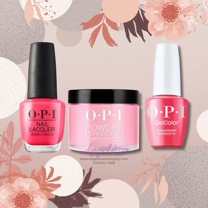 OPI 3in1 combo DP-GC-NL M23 Strawberry Margarita