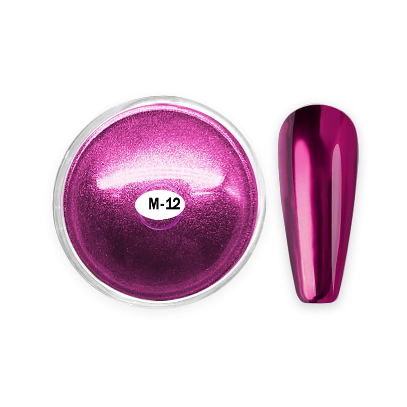 Aora Chrome Powder M12 Fushia Chrome