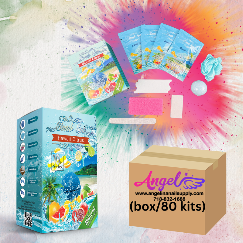 2E Organic Bomb Spa 10 trong 1 - Hawaii Citrus (hộp/80 bộ)