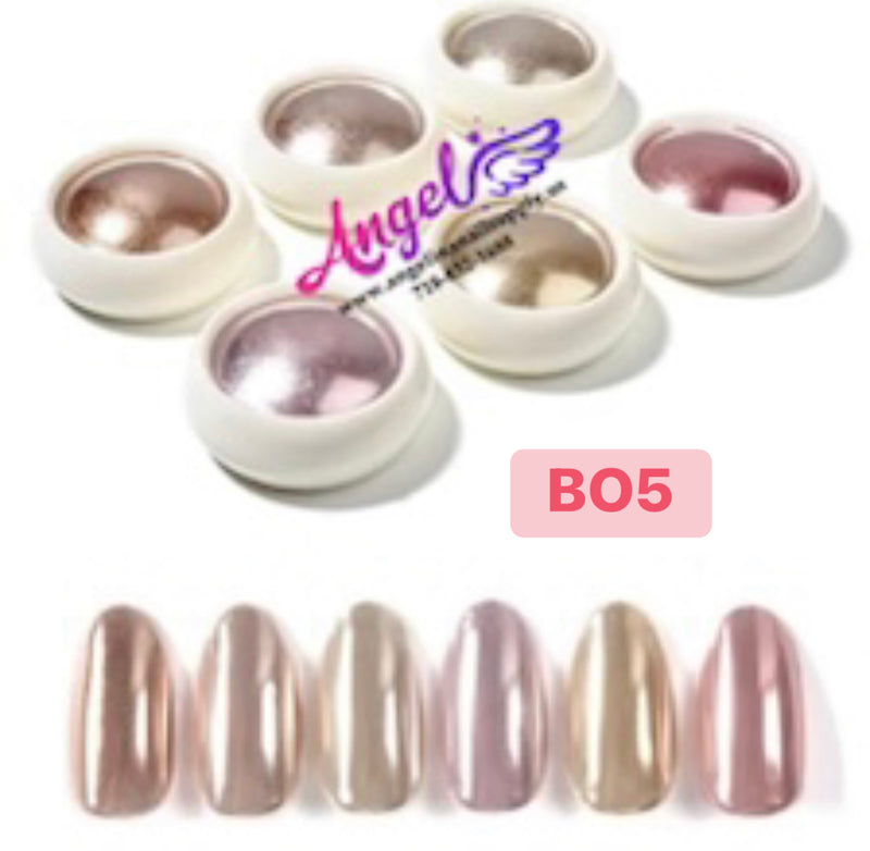 Bột màu gương Chrome nhiều màu gói 6 màu