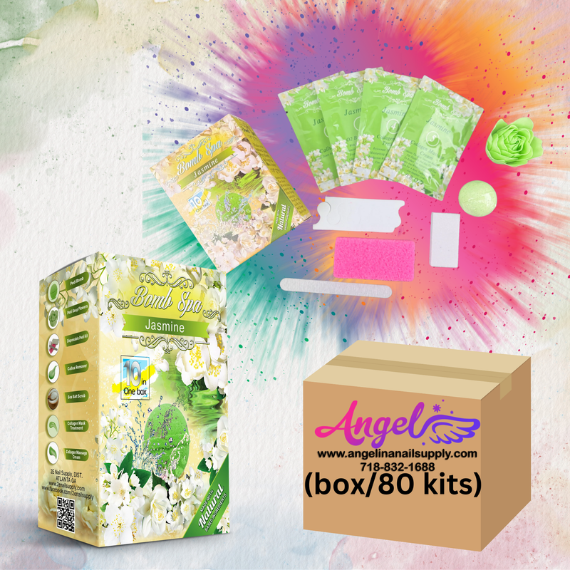 2E Organic Bomb Spa 10 trong 1 - Hoa nhài (hộp/80 bộ)