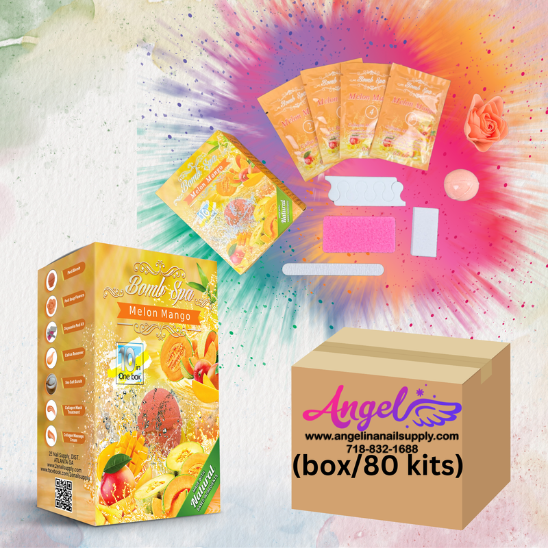 2E Organic Bomb Spa 10 trong 1 - Dưa lưới Xoài (hộp/80 bộ)