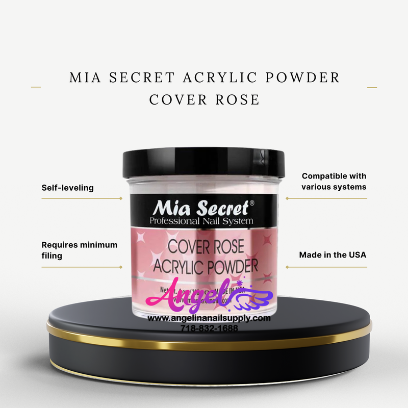 Phấn phủ Acrylic Mia Secret Acrylic Powder Cover Rose 4oz