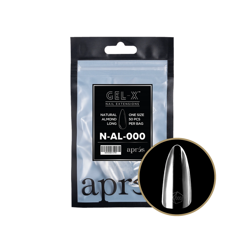 Aprés Gel-X® Natural Almond Long Refill Bag (50pcs/pack)