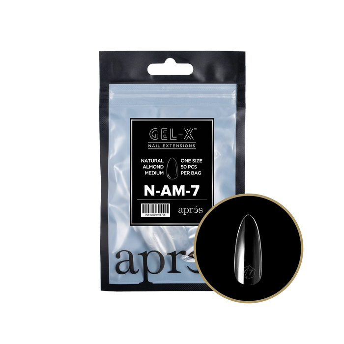 Aprés Refill Bags Natural Almond Medium (50pcs/pack)