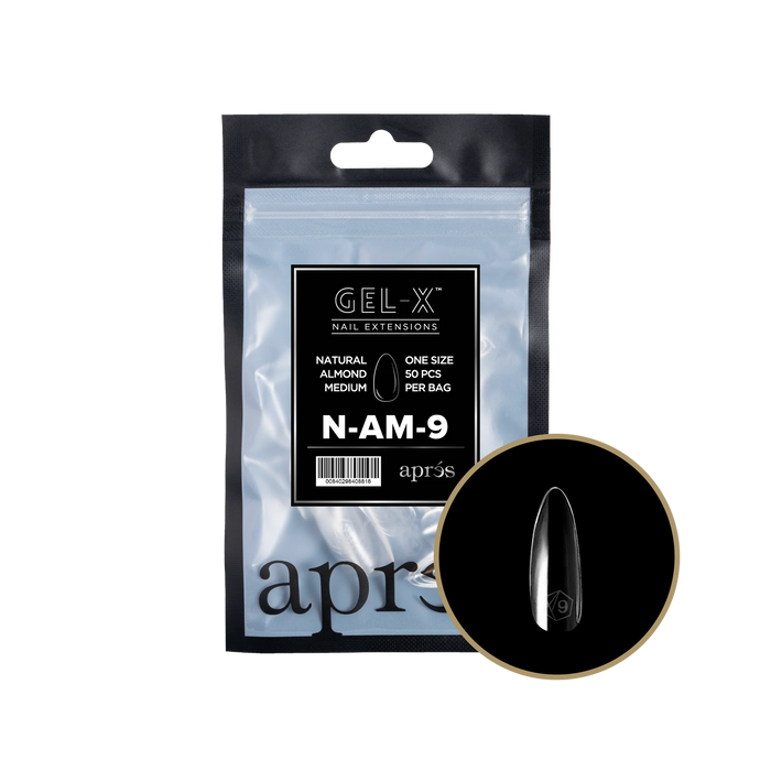 Aprés Refill Bags Natural Almond Medium (50pcs/pack)