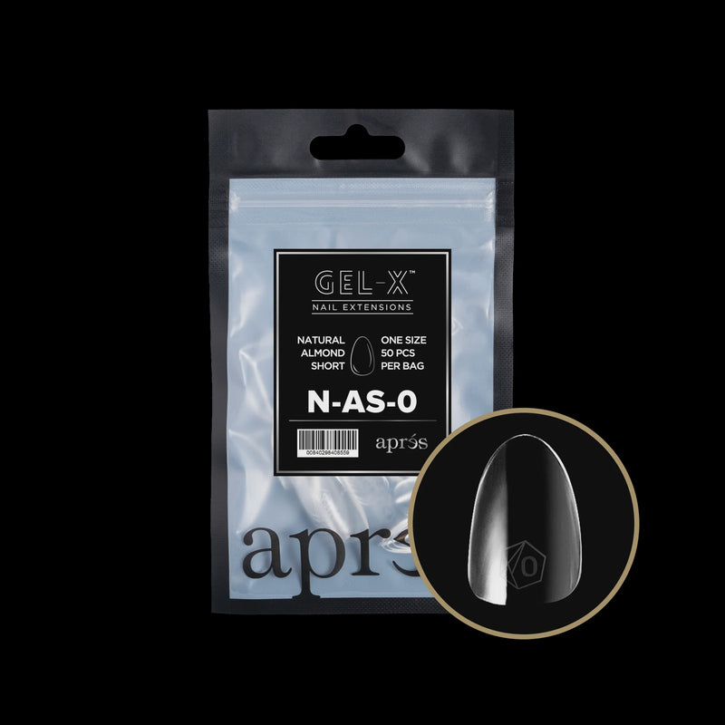 Aprés Refill Bags Natural Almond Short (50 cái/gói)