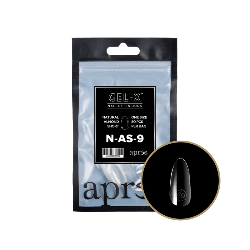 Aprés Refill Bags Natural Almond Short (50 cái/gói)