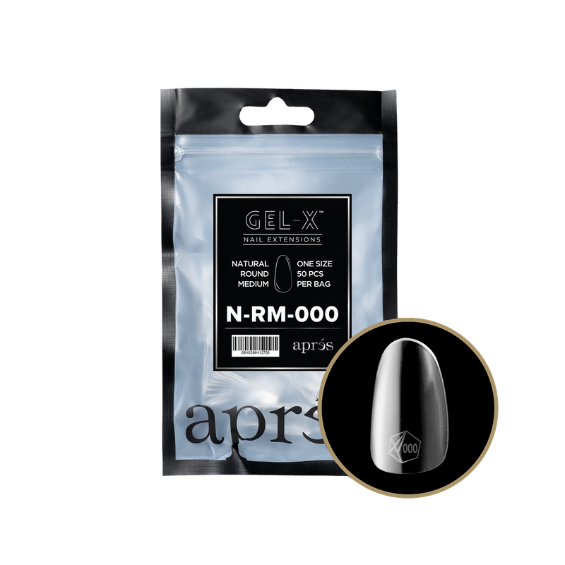 Túi Refill Aprés Natural Round Medium (50 cái/gói)