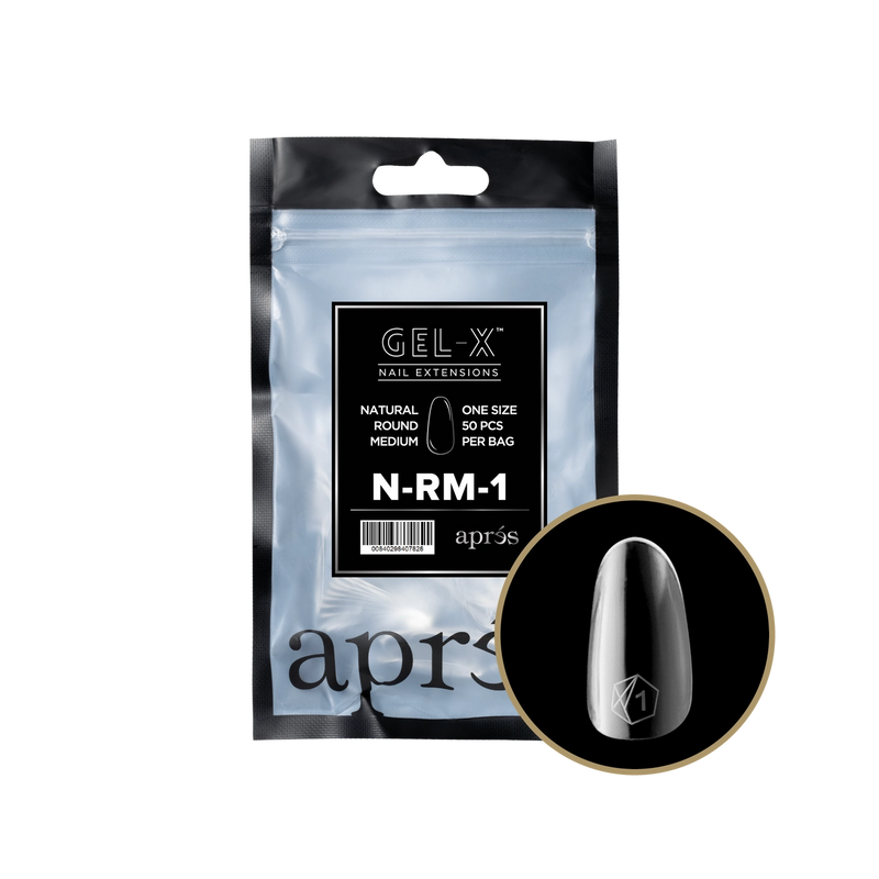 Túi Refill Aprés Natural Round Medium (50 cái/gói)
