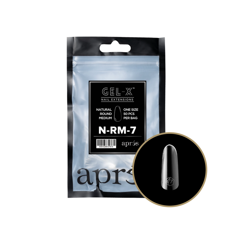 Túi Refill Aprés Natural Round Medium (50 cái/gói)