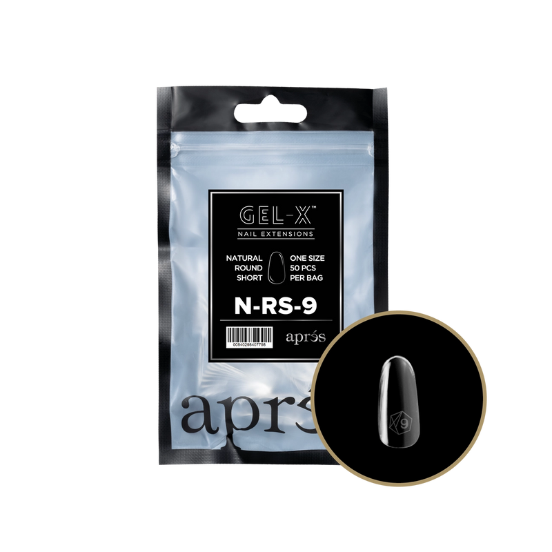 Túi Refill Aprés Natural Round Short (50 cái/gói) 