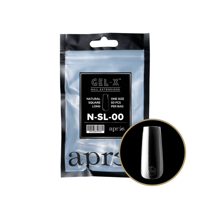 Túi Refill Aprés Natural Square Long (50 cái/gói)