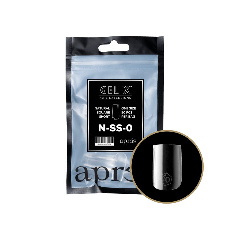 Túi Refill Aprés Natural Square Short (50 cái/gói)