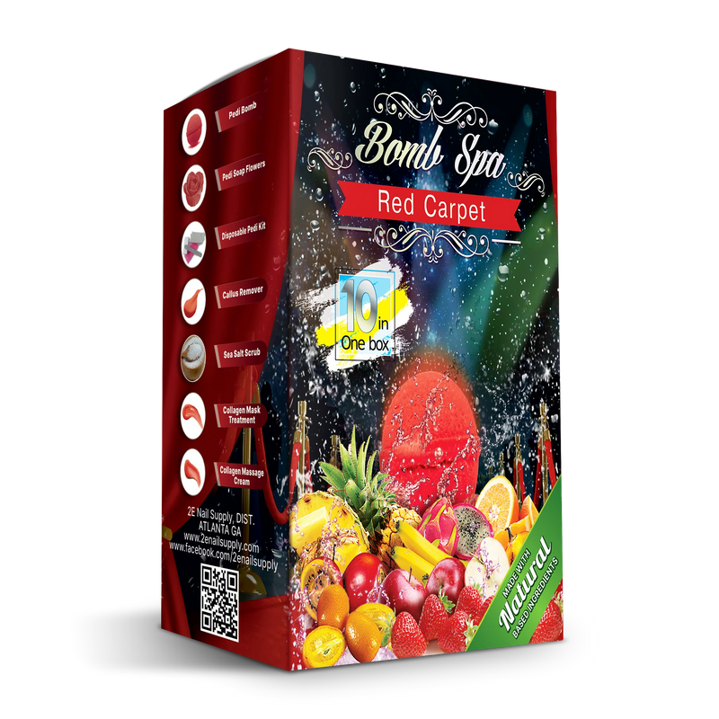2E Organic Bomb Spa 10 trong 1 - Red Carpet (hộp/80 bộ)