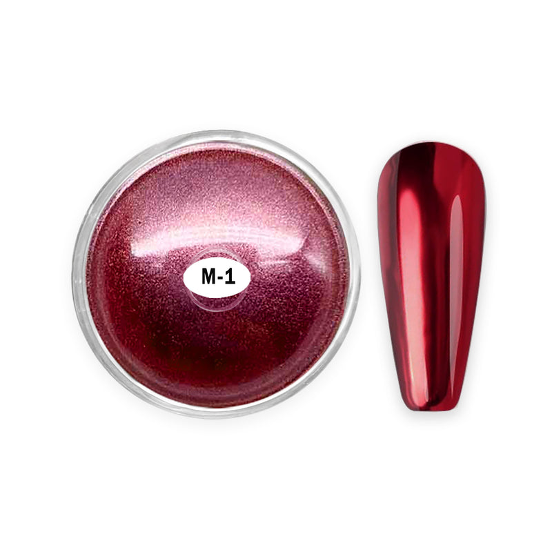 Aora Chrome Powder M01 Red Chrome