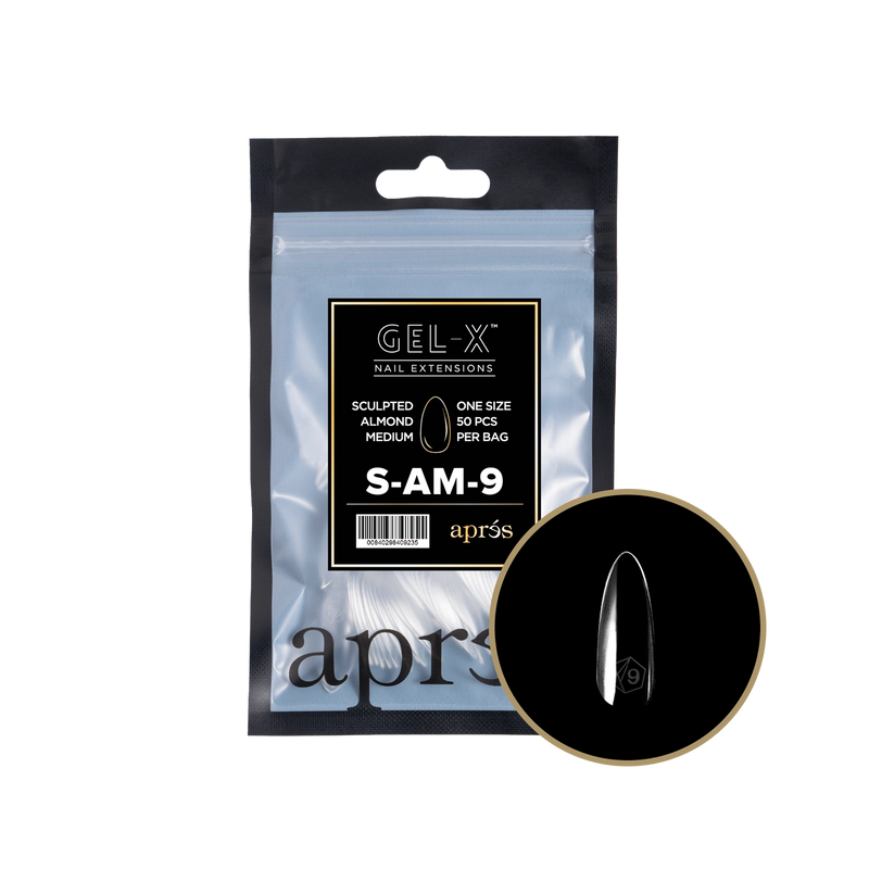 Aprés Gel-X® Sculpted Almond Medium Refill Bag (50pcs/pack)