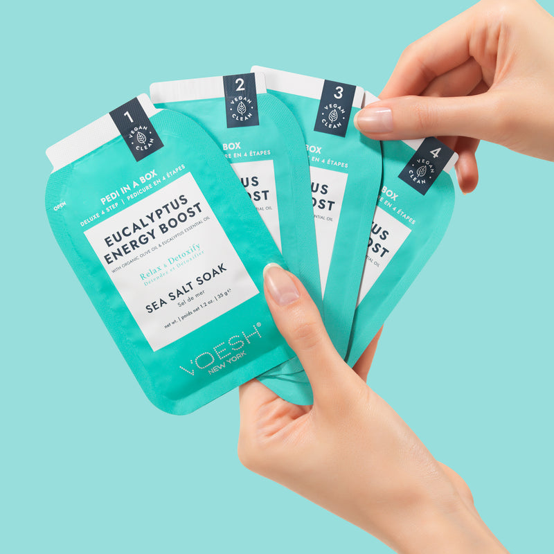 VOESH - Pedi in a Box Eucalyptus Energy Boost (hộp)