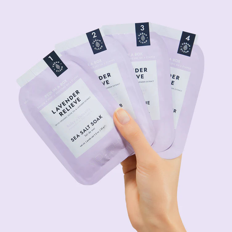 VOESH - Pedi in a Box Lavender Relieve (hộp)