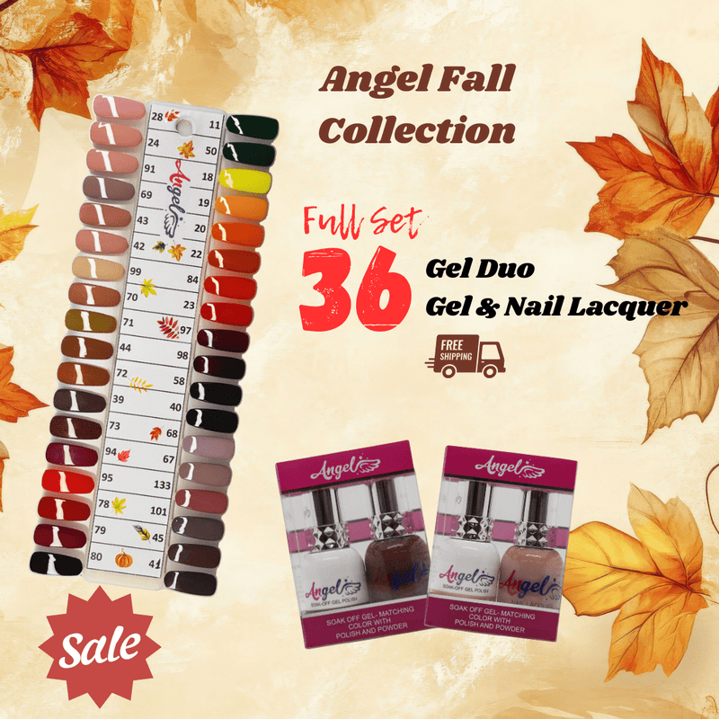 Angel Fall Collection 36 Colors Gel Duo - Angelina Nail Supply NYC